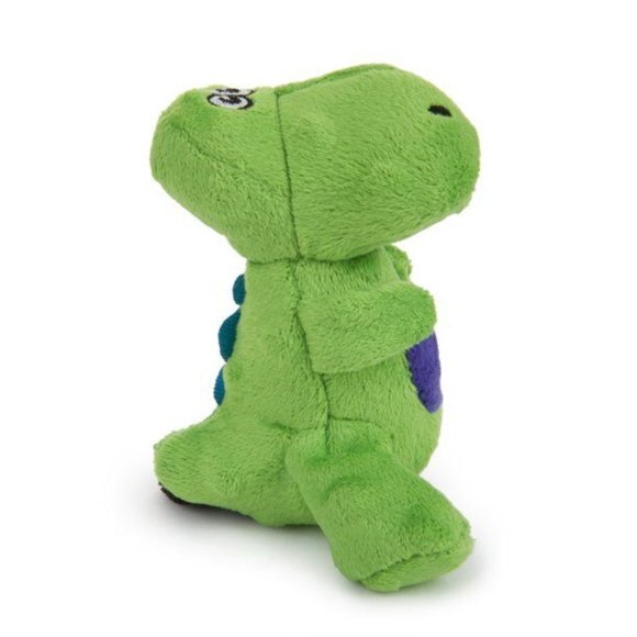 Godog ~ Dinosaur For Small Dogs - Squeaky Dog Toy - Picture 3 of 4